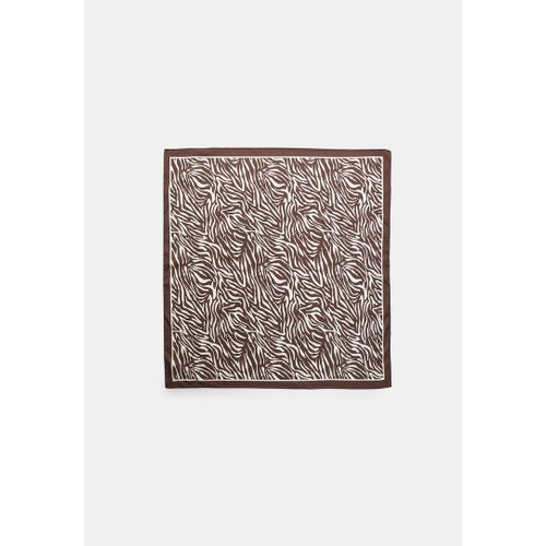 Stradivarius Foulard Imprimé Zèbre Marron Os