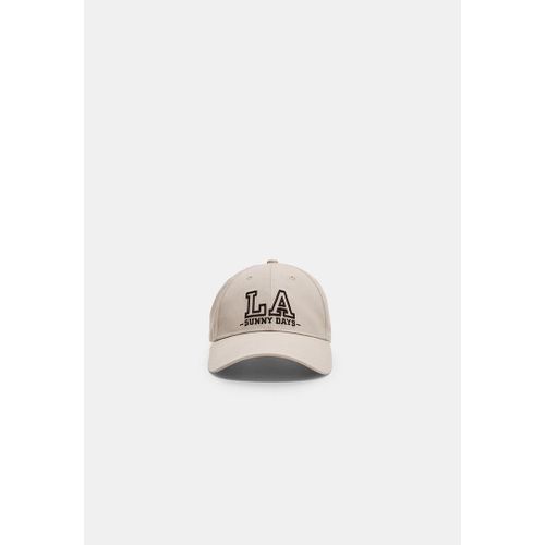 Stradivarius Casquette Message La Écru Os