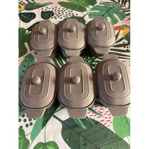 Lot De 6 Minis Cocottes À Four Traditionnel ?-Ondes