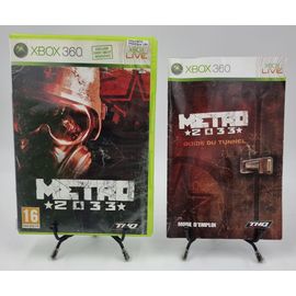 Jeu Xbox 360 Metro 2033 En Boite, Complet (Jaquette Plastique Abîmée)