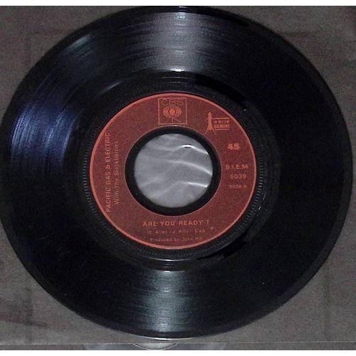 Pacific Gas & Electric - Are You Ready ? - Staggolee - Blue Rock - 1970