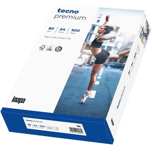 Hamiltion-Premium,Papier Reprographique,Blancheur Élevée,80g,A4,Fsc,Ramette De 500 Feuilles