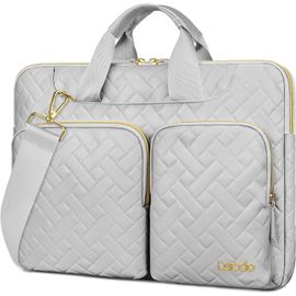 360° Protection Housse Ordinateur Portable,16 Pouce Computer Case pour 16"" New MacBook Pro M4/M3/M2 /M1 Pro Max A3403 A3186 A2991 A2780 A2485 2024-2019,15"" Surface Laptop 7th,Gris Sidéral