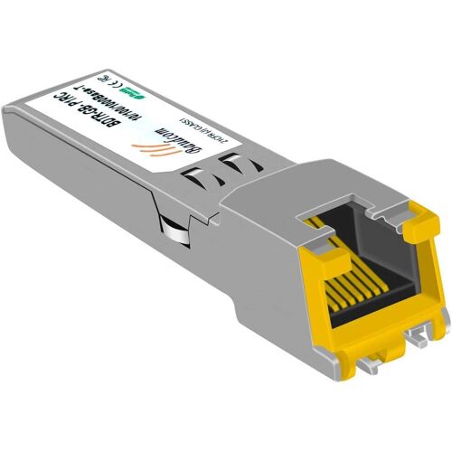 Module 1G SFP vers RJ45 100 mètres,émetteur-récepteur en cuivre 1000Base-T compatible avec Cisco GLC-T/SFP-GE-T,Meraki MA-SFP-1GB-TX,Ubiquiti UniFi UF-RJ45-1G,Netgear,Zyxel,D-Link,TP-Link