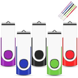 CMJAAGUR-Lot De 5 Clés Usb 8 Go Multicolore[M2112]