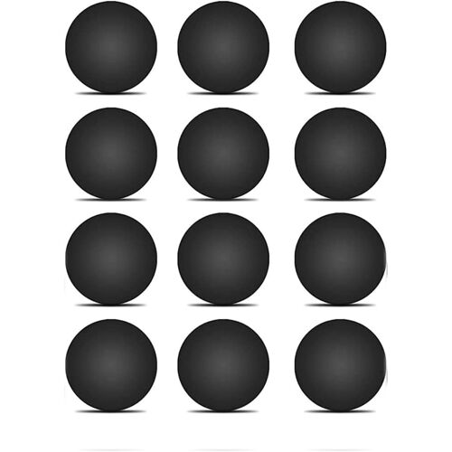 Lot de 12 pieds en caoutchouc de silicone avec adhésif Compatible avec Dell, Asus, Lenovo, HP Ordinateur portable, housse d'ordinateur, rehausseur de clavier, pieds d'appareils électroménagers