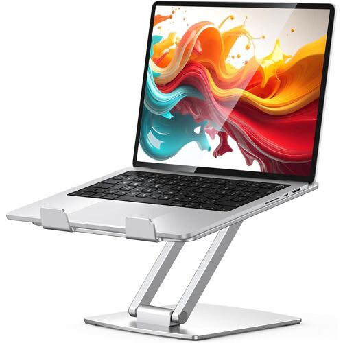 Laptop Stand, Book/Laptop Stand, Folding Desktop, Laptop Stand, Ventilated Aluminium Ergonomic Stand, Compatible with MacBook Air/Pro and Other 10 to 16 Inches