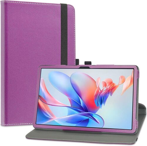 Pour Blackview Mega 1,Slim Pu Cuir Etui Et Pliable Stand Folio Coque Couverture Pour Blackview Mega 1 Tablette 11.5 Pouces,Violet