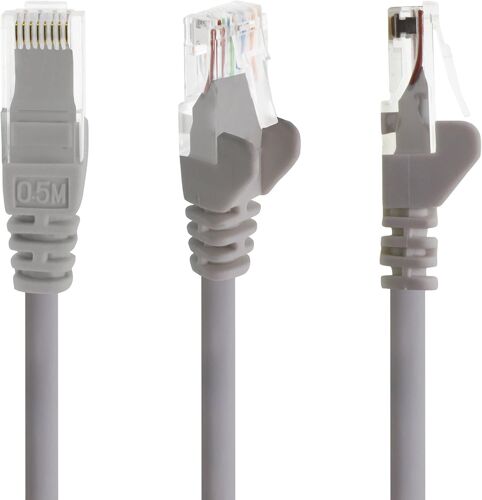 Câble Réseau Cat6 Cat 6-1X 7,5M - Rj45 Ethernet Lan Dsl Routeur Modem - Gris[CAB9165541]