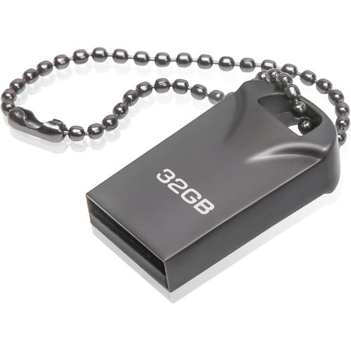 KALANKA-Clé USB 32 Go, Mini Clef USB 32 GB Pen Drive USB Flash Drive 32GB avec Pendentif Porte Clés pour Ordinateur Portable/PC/Voiture etc.