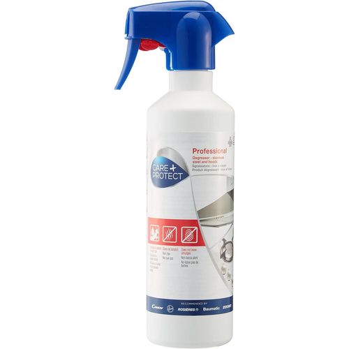 KAL-Care+Protect Dégraissant Pour Hotte De Cuisine Et Surfaces En Acier Inoxydable -Anti-Rayures -Universel -Professionnel -500 Ml