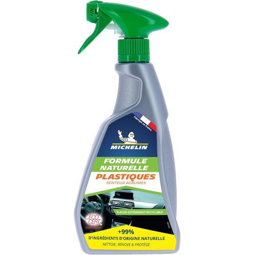 Nettoyant Plastiques Voiture, Formule Naturelle, Parfum Agrumes, 500 Ml