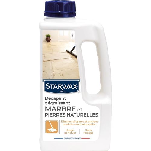KAL-Décapant Dégraissant Pour Marbre Et Pierres Naturelles -1L -Idéal Pour Un Usage Ponctuel -Optimise La Brillance -Applique Facilement -Sans Rinçage