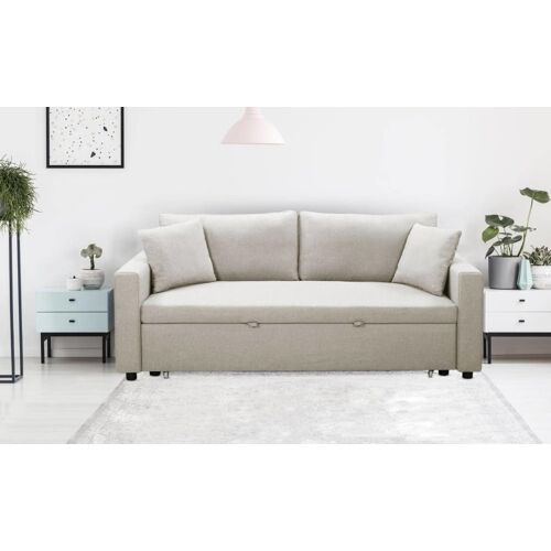 Canapé 3 places saphir tissu beige