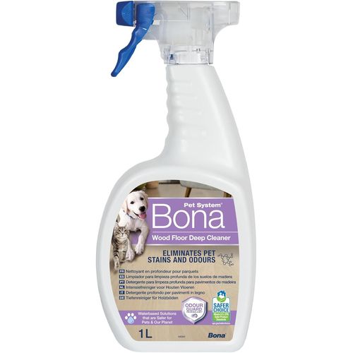 KALANKA-- Nettoyant en Profondeur pour Parquets 1L spécial animaux - Détachant et Destructeur d'Odeurs pour Animaux - Éliminateur d'Odeurs d'Urine de Chat - Adapté comme Spray pour Chiens et Chats