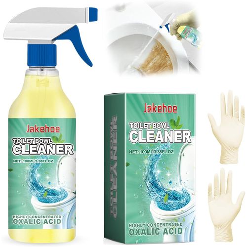 KAL-Nettoyant Wc Extra Puissant Produit Wc Nettoyant À L'Acide Oxalique Détartrant Wc Élimine Les Mauvaises Odeurs Anti-Calcaire & Anti-Tartre Pour Toilettes Égout Salle De Bains Nettoyage