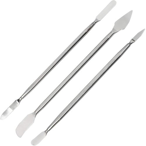 Kal-Métal Spudger Set,3 Pièces Outils De Démontage D'ouverture De Spudger En Métal A Double Extrémité Kit D'outils De Réparation De Téléphone Portable/Ipad/Tablette/Ordinateur Portable