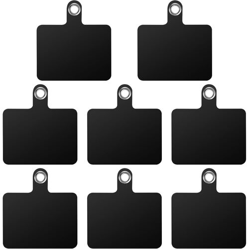 KAL-Lot De 8 Pièces De Rechange Pour Cordon De Téléphone Portable Avec Anneau En Métal, Cordon Universel Pour Téléphone Portable, Compatible Avec La Plupart Des Smartphones