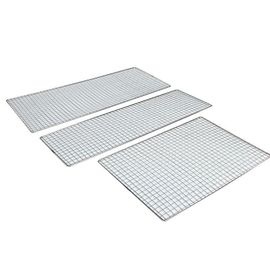 Grille de barbecue robuste en acier inoxydable 19x44cm