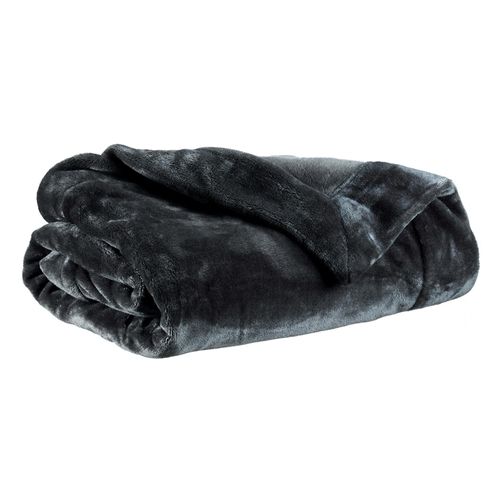Plaid Tender Cendre 150 X 200 Cm Vivaraise