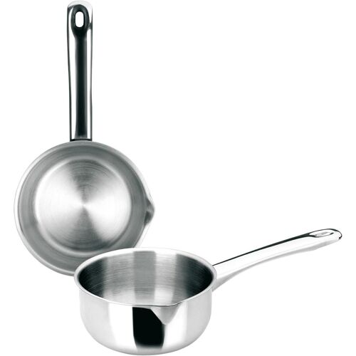 Ibili Casserole Bombée Avec Bec Verseur Prisma 12 Cm En Inox