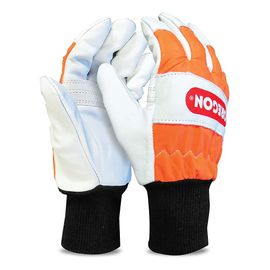 ASFASFq-Gants de Sécurité en Cuir pour Tronçonneuse, Protection de la Main Gauche, Taille L (91305L)