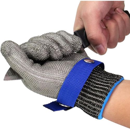 Gants résistants aux coupures Gants de travail pour hommes Gants de boucher,gants de cuisine,gants de jardin résistant aux coups de couteau Couteau à découper,couteau à huître.[H208]