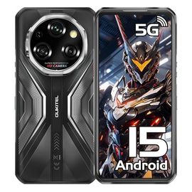 OUKITEL WP55 5G Téléphone Portable Incassable,36Go+256Go Noir
