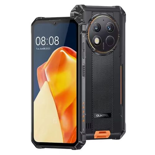 OUKITEL WP28S 4G Téléphone Portable Incassable,16Go+128Go Orange