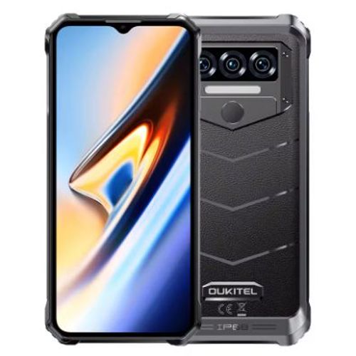 OUKITEL WP38 4G Téléphone Portable Incassable,12Go+256Go Noir