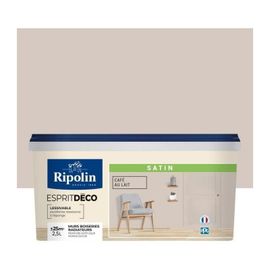 Ripolin Esprit Deco Multi Supports Café Au Lait Satin 2,5l
