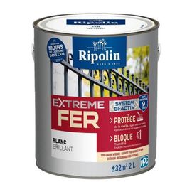 Extreme Fer Base Blanche Brillant - Ripolin - 2 L