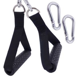 Paire De Poignees De Resistance, Cables, Accessoires Pour Machine, Poignees En Tpr, Barre De Traction Pour Salle De Sport A Domicile