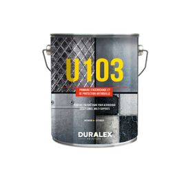Primaire D Accrochage Et De Protection Antirouille U103 Blanc 3l Duralex 110100402