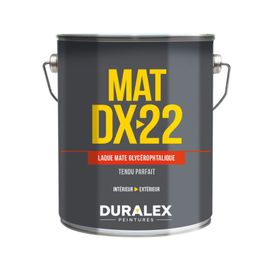 Laque Mate Glycérophtalique Dx 22 Blanc 1l Duralex 105100207