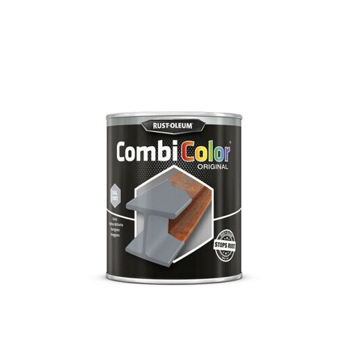 Primaire Et Finition Antirouille Combicolor Original Gris Argent Ral 7001 Pot 750ml Rust Oleum 7382.0.75