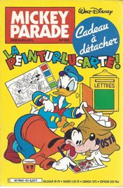 Mickey Parade 43 - La Peinturlucarte - Juillet 1983 - Snef