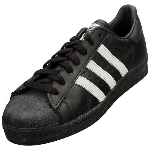 Chaussures Adidas Superstar 82 Noir Et Blanc Baskets Classiques