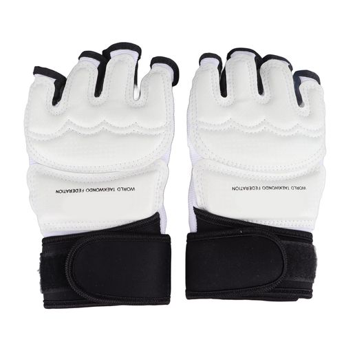 Gants De Boxe Demi-Doigts Reglables Et Confortables Pour Le Kickboxing, Le Combat, Le Sac De Frappe, L'entrainement, Taille M