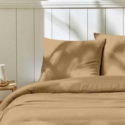 Parure Housse De Couette Gaze De Coton Lin 240x220 Cm