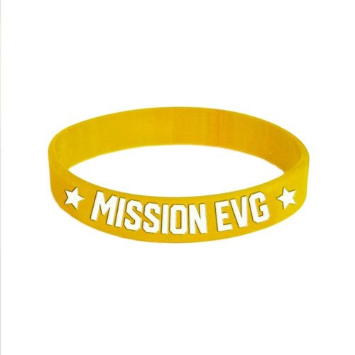 5 Bracelets Polyester Jaune Équipe Marié Evg