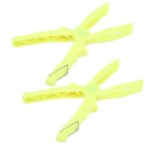 Pince De Peche En Abs, Outil De Deverrouillage Et De Maintien Du Corps Du Poisson, Pinces Et Ciseaux, Jaune