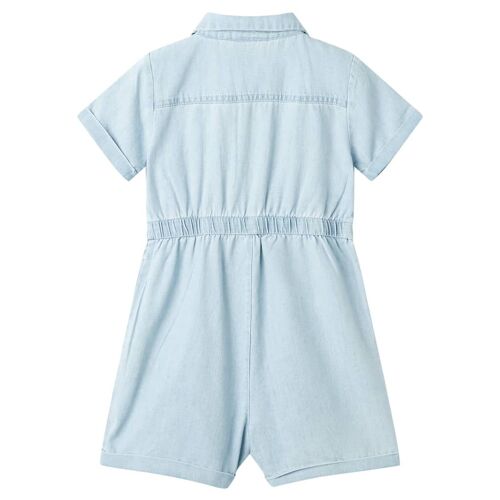 Combinaison Enfants Avec Manches Courtes Bleu Doux 116