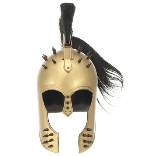 Vidaxl Casque De Guerrier Grec Antique Pour Gn Laiton Acier