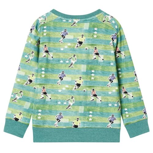 Sweatshirt Pour Enfants Mélange Vert Clair 116