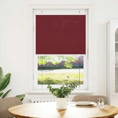 Vidaxl Store Plissé Rouge Bordeaux 80x150 Cm Largeur Du Tissu 79,4 Cm