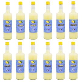 Lot 12x Jus De Citron De Sicile - Bouteille 700ml