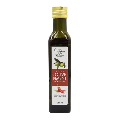 Huile D'olive Au Piment - Bouteille 250ml