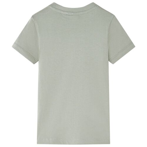 T-Shirt Pour Enfants Kaki Clair 140