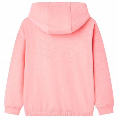 Sweatshirt À Capuche Pour Enfants Rose Vif 140